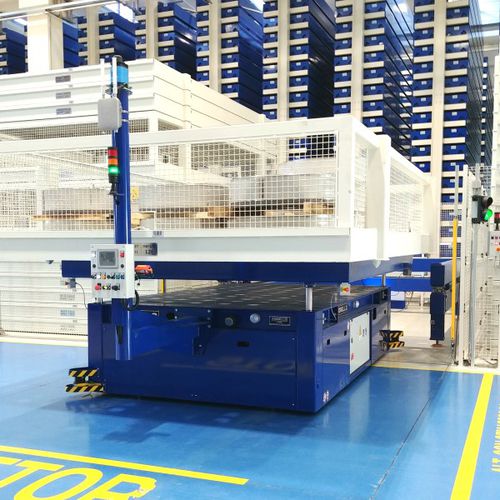 Погрузочно-разгрузочная машина с автоматизированным управлением для тяжелых грузовдля склададля погрузки