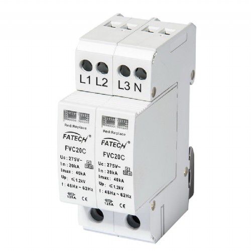 Ограничитель перенапряжения типа 2 FVC20C/4-385(S)для источников питаниядистанционная сигнализацияс индикацией неисправности