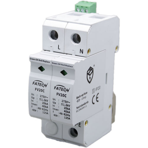 Type 2 surge arrester FV20C/2-320(S)for power suppliesremote signalingwith fault indication
