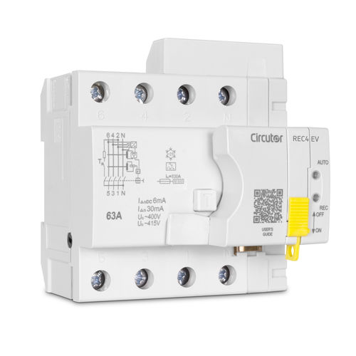 Дифференциальный выключатель защитного отключения REC4-EV4-полюсный