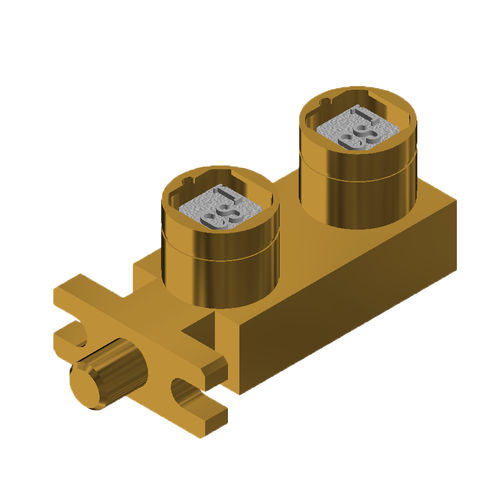 Замок механический KLFдля промышленного применениялатуньнержавеющая сталь