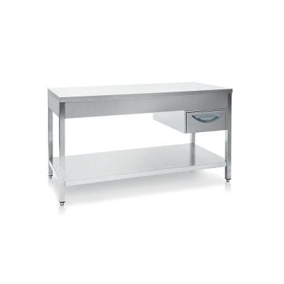 Рабочий стол из нержавеющей стали T235с выдвижными ящиками