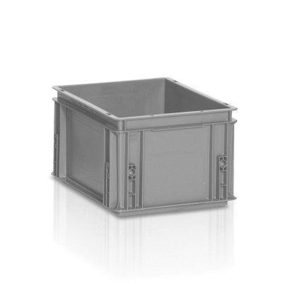 Ящик полипропиленовый P802GRтранспортноштабелируемый