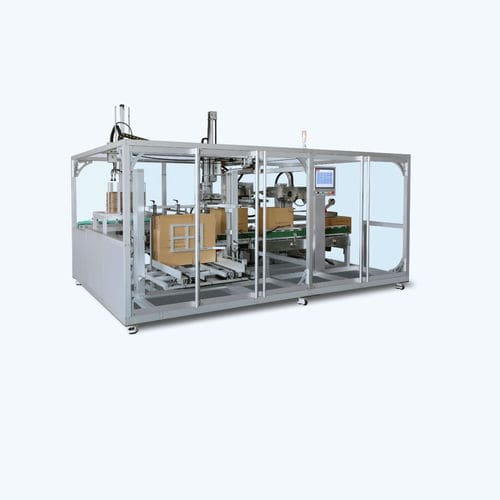 PLC-controlled packaging machine Case Packer horizontalfor cardboard boxesfor the food industry