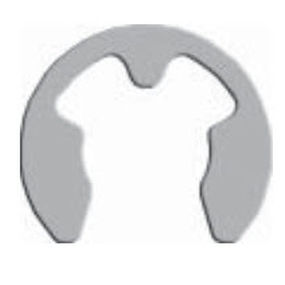 External snap ring DE seriesE-typemetric