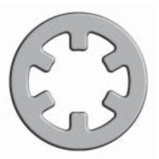 Внешнее стопорное кольцо серии TY с запрессовкой