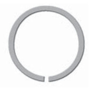 Наружное стопорное кольцо серии SR, метрическое, постоянного сечения