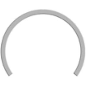 Наружное стопорное кольцо серии SLO постоянного сечения