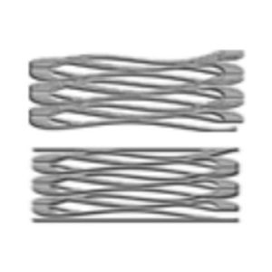 Compression spring MWM seriesflat wirewavesteel