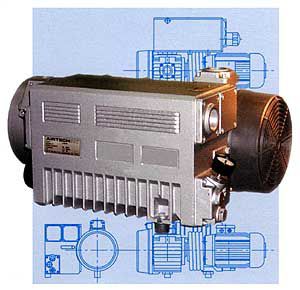 Пластинчато-роторный вакуумный насос серии AFM63 со смазкой, 230 В переменного тока, 460 В переменного тока