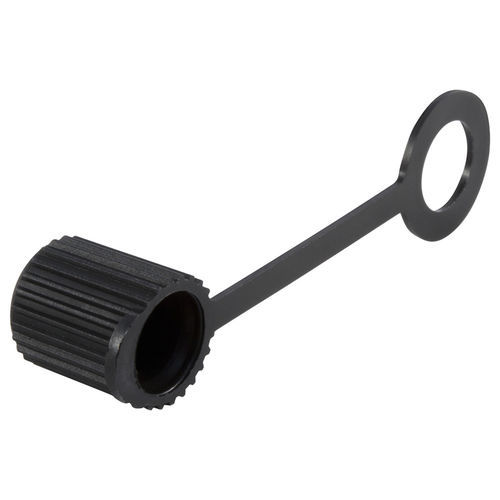 Заглушка электрического разъема СВС-6 круглая из полиэтилена низкой плотности (ПВД) с накаткой