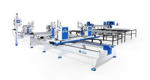 Линия для сварки и очистки ПВХ-профиля TURBOWELD 400 для окон и дверей ПВХ