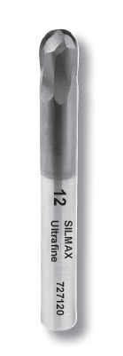 Концевые фрезы со сферической головкой серии 727, 729, цельнофинишные, для стали