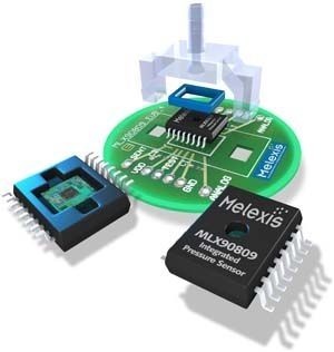 Датчик относительного давления MLX90809пьезорезистивныйцифровойМЭМС