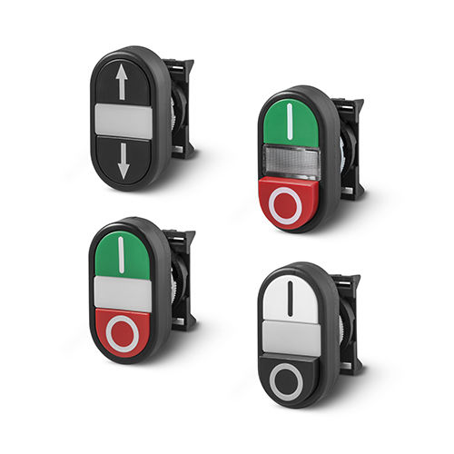 Touch push-button switch with indicator lightcontrol