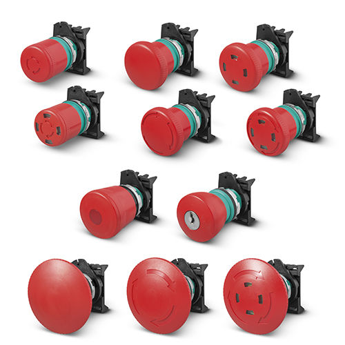 Mushroom push-button switch emergency stop