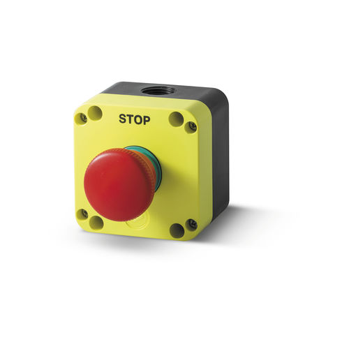 Mushroom push-button switch PQ01P4N - Stop d'emergenza ø40 push-pullemergency stop