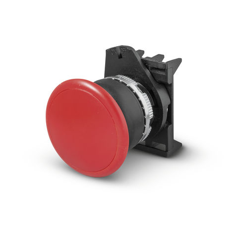 Грибовидный кнопочный переключатель PPFN1M4NBL - Fungo d'arresto momentaneo ø22 - BLACK LINEаварийная остановка с мгновенным срабатыванием