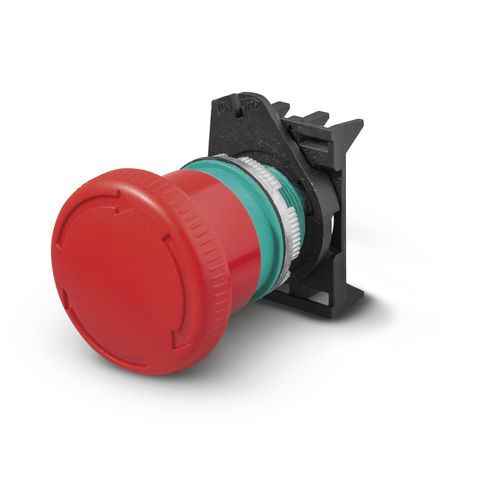 Грибовидный кнопочный переключатель PPFN1R4N4X - Fungo ø40, блок аварийной остановки вращенияNEMA