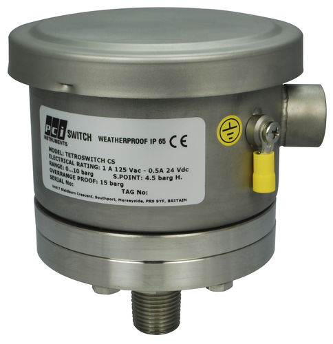 Капсульное реле давления TETROSWITCH CSдля воздуха из нержавеющей сталивзрывозащищенное