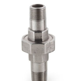 Соединительный фитинг серии 5300 с резьбой из нержавеющей стали, наружная-наружная резьба