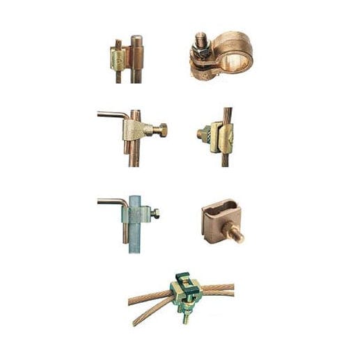 Зажим для заземляющего кабеля Серия TOоцинкованная стальалюминиймедь