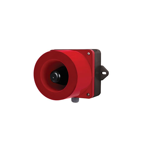 Звуковой оповещатель IP66 QWH35с вращающимся маячком, крепление на стену