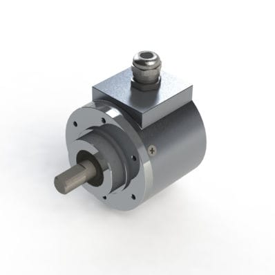 Инкрементальный датчик угла поворота серии AWI 58механическийфланцевыйDC