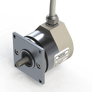 Инкрементальный датчик угла поворота серии 24механический из алюминия, нержавеющая сталь