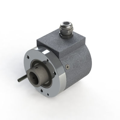 Инкрементный датчик угла поворота серии SWI 58механическийфланец15В постоянного тока