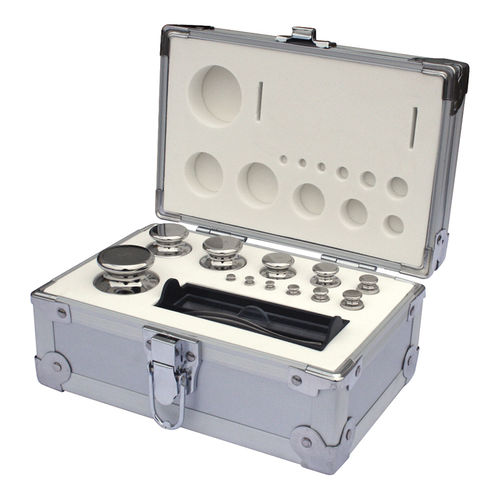 Прецизионная гиря из нержавеющей стали серии M1, прямоугольная, штабелируемая