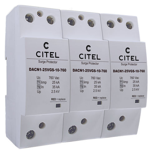 Ограничитель перенапряжения тип 1 + 2 серии DACN1-25VGS-760для защиты от переходных токовантиперенапряжениедля электрических сетей