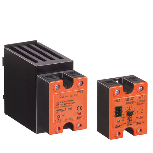 Твердотельное реле переменного тока POWERSWITCH | PH 9260двухфазный на DIN-рейкес радиатором