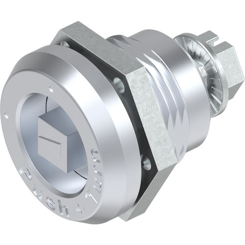 Замок четвертьоборотный 1Б-330 для дверей шкафа-гардеробной