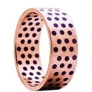 Самосмазывающийся подшипник скольжения deva.glide® 05цилиндрический, бронзовый, устойчивый к коррозии