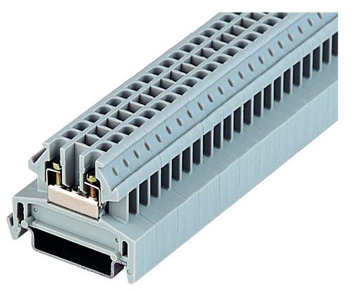 Quick-connect terminal block IK3DIN rail-mountedfor printed circuit boardsscrew connection