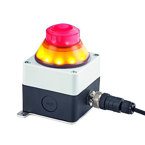 Emergency stop switch SIL_QRBDUVmushroom2-polewaterproof