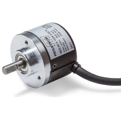 Инкрементный датчик поворота MOL40фотоэлектрический,с цельным валом,прочный