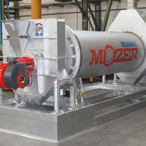 Роторная барабанная сушилка горячим воздухомроторнаянепрерывного действия