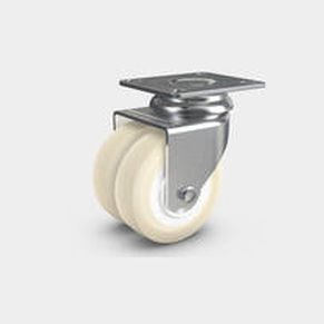 Поворотный ролик серии 85 PUОпорная пластинадвойная из полиуретана