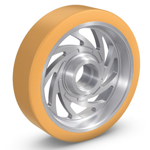 Колесо с цельной шиной VULKOLLAN 95полиуретандля тяжелых грузовэластичный