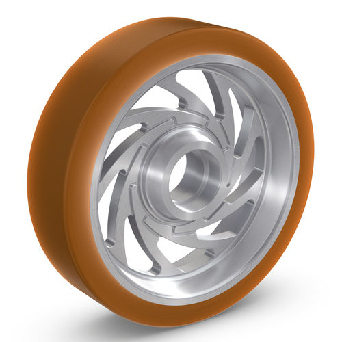 Колесо с цельной шиной VULKOSOFT®из полиуретанадля тяжелых грузовмалошумное