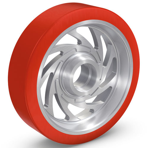 Колесо с цельной шиной PEVODYN® Мягкий полиуретан для средних нагрузокмалошумный