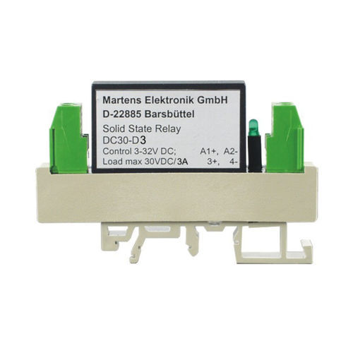 Модуль переключающего реле DC30-D3DCполупроводниковый, монтируется на DIN-рейку