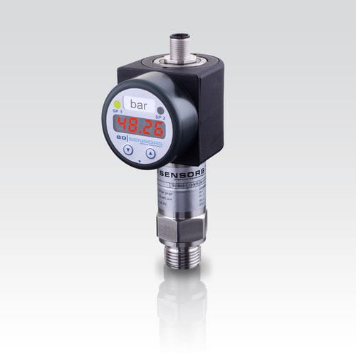 Electronic pressure and vacuum switch DS 201 Pfor liquids and gasesstainless steelIP65