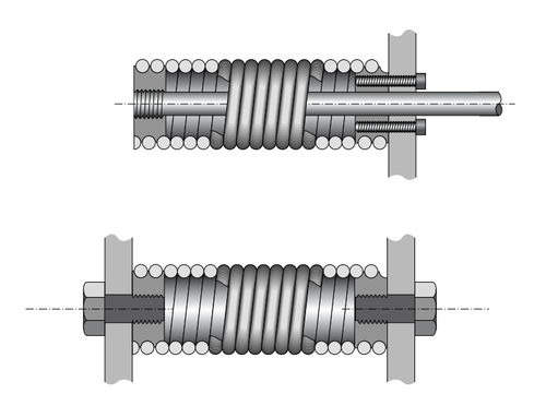 Гидравлический фитинг SF-GFрозеткастальная пружина