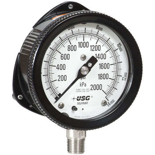 Манометр абсолютного давления SOLFRUNT® 1931аналоговый с резьбой, нержавеющая сталь