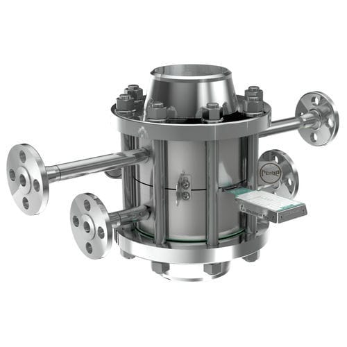 Держатель разрывной мембраны с металлическим фланцем