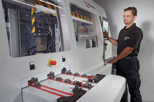 Горизонтальный балансировочный станок XONDO Seriesdynamicдля турбинных колесдля турбокомпрессора