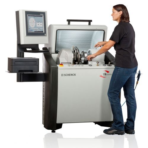 Горизонтальный балансировочный станок TBsonio Dynamicдля турбокомпрессора